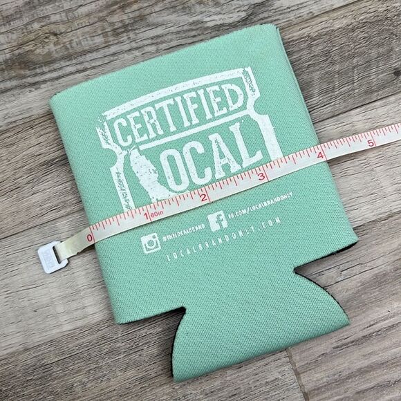 Certified Local Seafoam Mint Florida Koozie / Drink Hugger NEW - Picture 3 of 5
